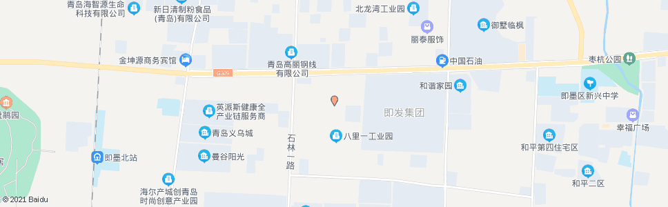 青岛孔雀河一路_公交站地图_青岛公交_妙搜公交查询2025