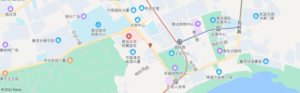 青岛仙霞岭路海尔路_公交站地图_青岛公交_妙搜公交查询2024