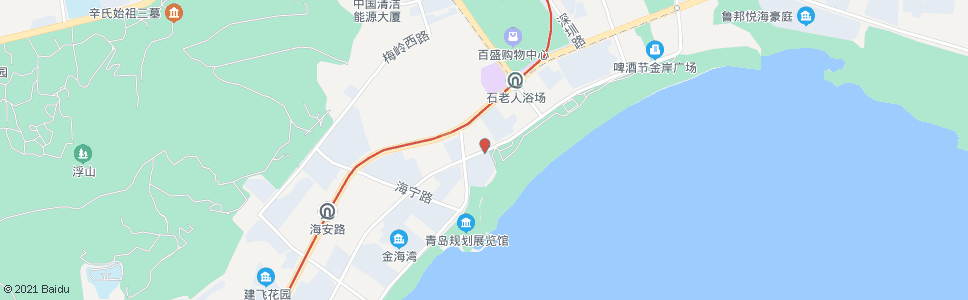 青岛海口路东海东路_公交站地图_青岛公交_妙搜公交查询2024