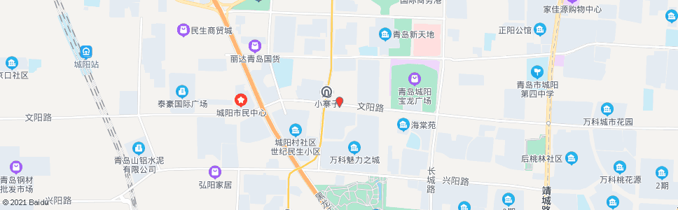 青岛文阳路_公交站地图_青岛公交_妙搜公交查询2024