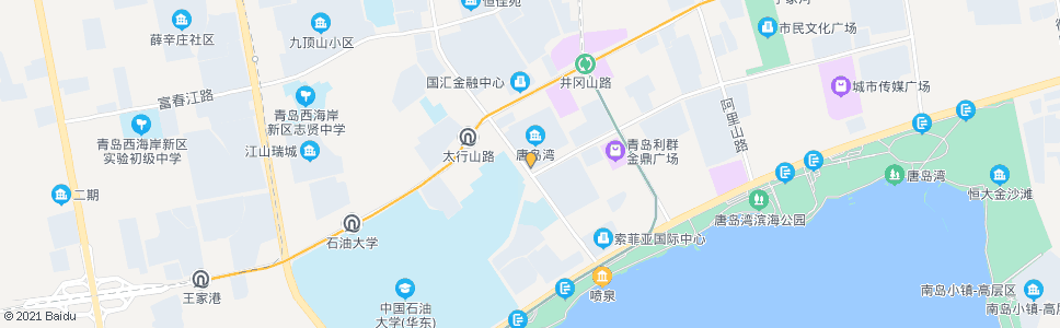 青岛唐岛湾小区_公交站地图_青岛公交_妙搜公交查询2024