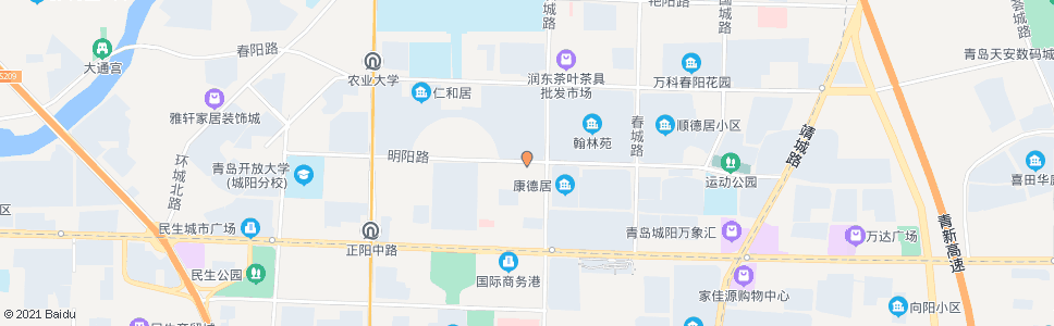 青岛仁和居_公交站地图_青岛公交_妙搜公交查询2024