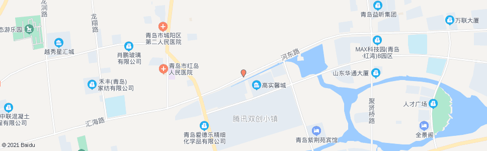 青岛河东路乐融路_公交站地图_青岛公交_妙搜公交查询2024