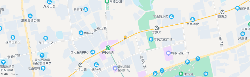 青岛城市桂冠_公交站地图_青岛公交_妙搜公交查询2024