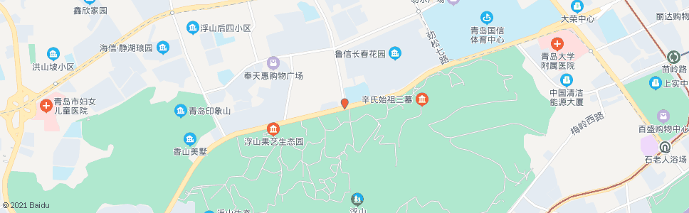 青岛银川路_公交站地图_青岛公交_妙搜公交查询2024