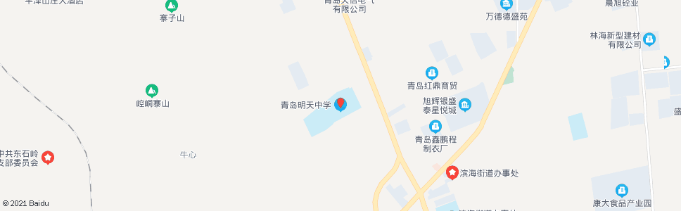 青岛明天学校_公交站地图_青岛公交_妙搜公交查询2024