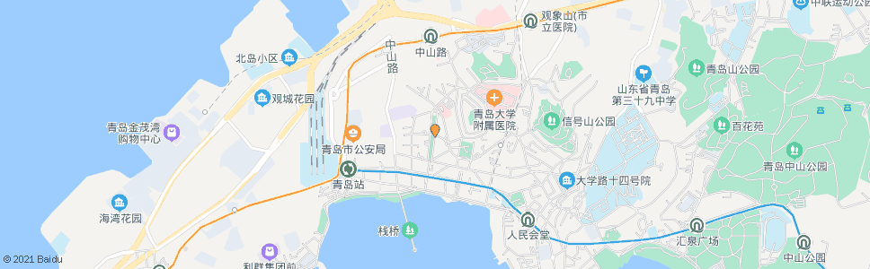 青岛湖北路_公交站地图_青岛公交_妙搜公交查询2024