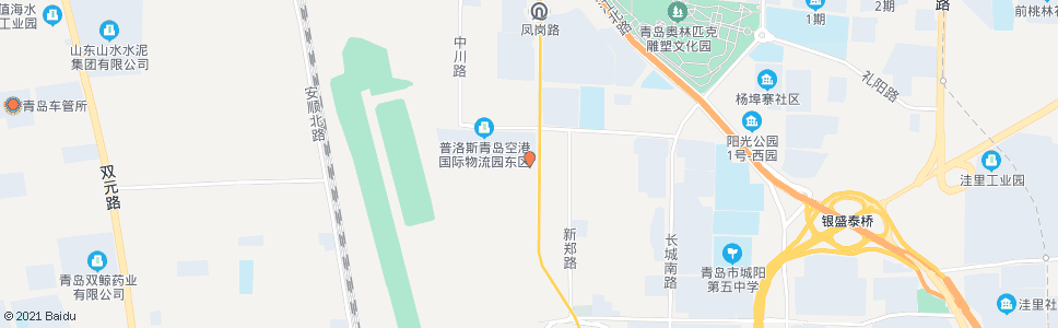 青岛航空快线酒店_公交站地图_青岛公交_妙搜公交查询2024