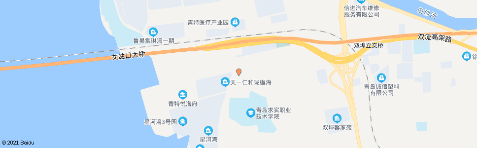 青岛青岛求实学院_公交站地图_青岛公交_妙搜公交查询2024