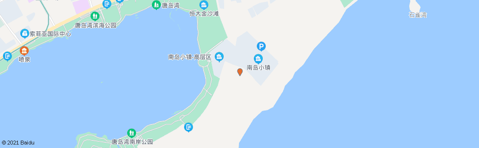 青岛南岛小镇西门_公交站地图_青岛公交_妙搜公交查询2024