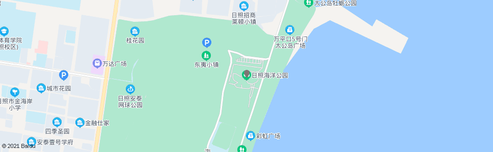 日照海洋馆_公交站地图_日照公交_妙搜公交查询2024