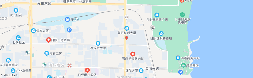 日照怡然酒店_公交站地图_日照公交_妙搜公交查询2024