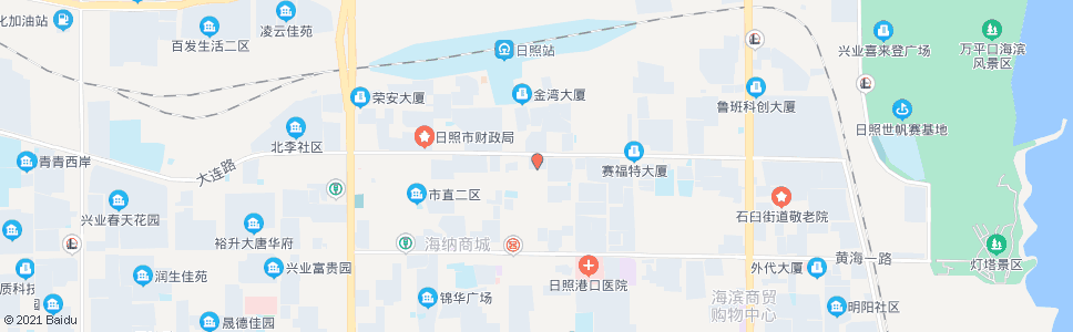 日照阳光华府大酒店_公交站地图_日照公交_妙搜公交查询2024