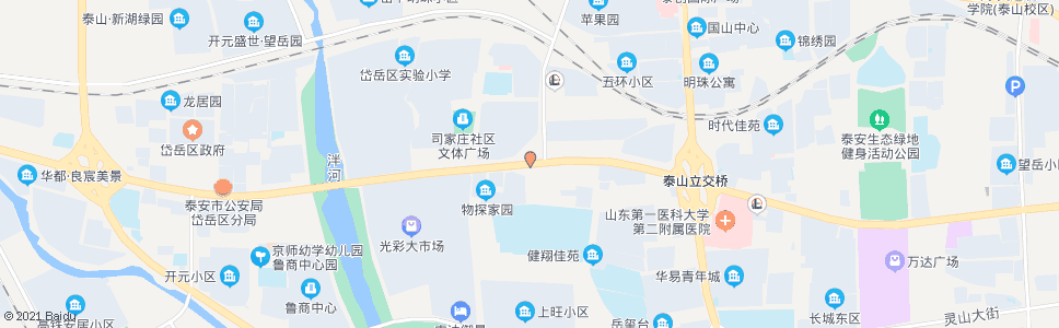 泰安粥店办事处_公交站地图_泰安公交_妙搜公交查询2024