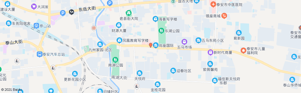 泰安市口腔医院(市第一人民医院)_公交站地图_泰安公交_妙搜公交查询2024