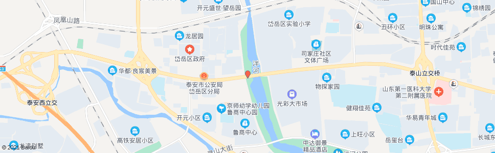 泰安粥店桥_公交站地图_泰安公交_妙搜公交查询2024