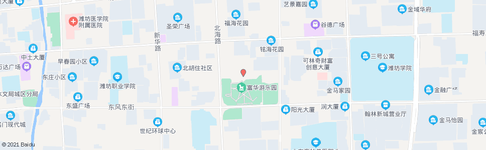 潍坊富华大酒店_公交站地图_潍坊公交_妙搜公交查询2024