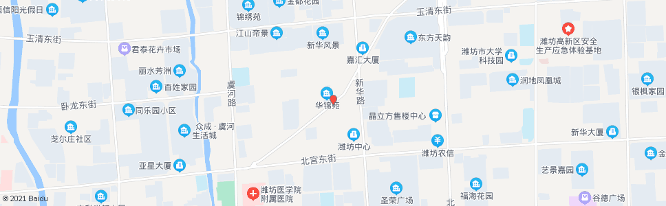 潍坊新华医院_公交站地图_潍坊公交_妙搜公交查询2024