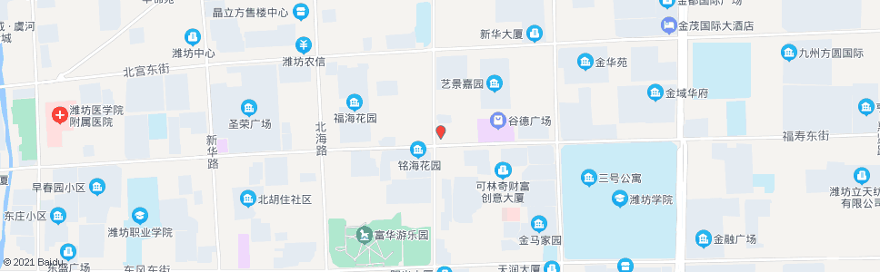 潍坊联通大厦(东方路)_公交站地图_潍坊公交_妙搜公交查询2024