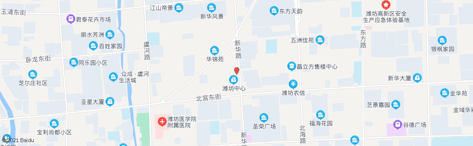 潍坊劳务市场_公交站地图_潍坊公交_妙搜公交查询2024