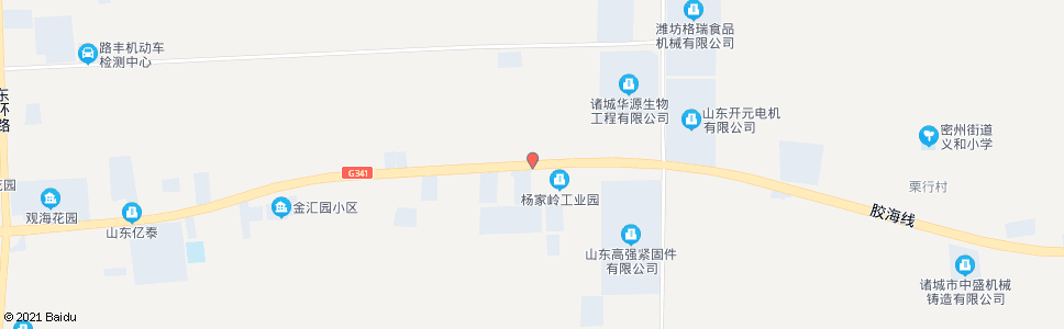 潍坊杨家岭村_公交站地图_潍坊公交_妙搜公交查询2024