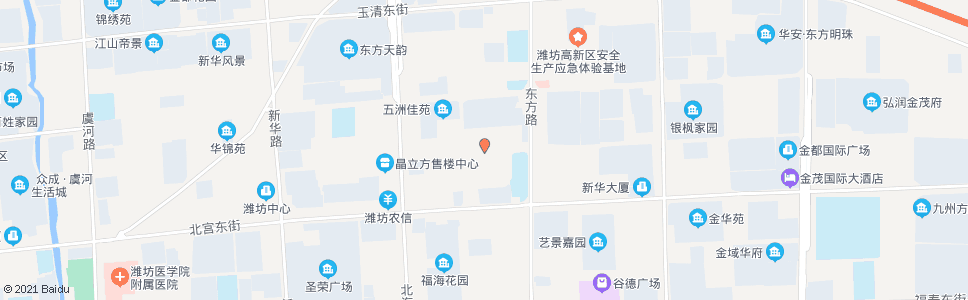 潍坊高新区工商局_公交站地图_潍坊公交_妙搜公交查询2024