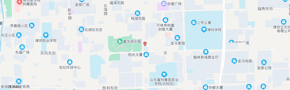 潍坊东方大酒店_公交站地图_潍坊公交_妙搜公交查询2024