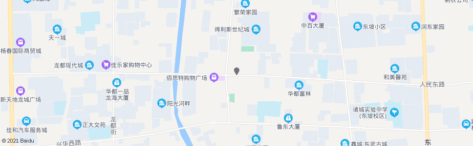 潍坊新华书店(人民东路)_公交站地图_潍坊公交_妙搜公交查询2024