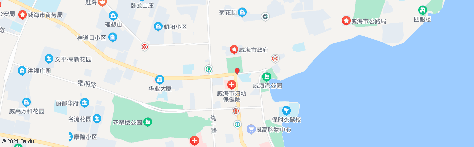 威海怡海专用车_公交站地图_威海公交_妙搜公交查询2024