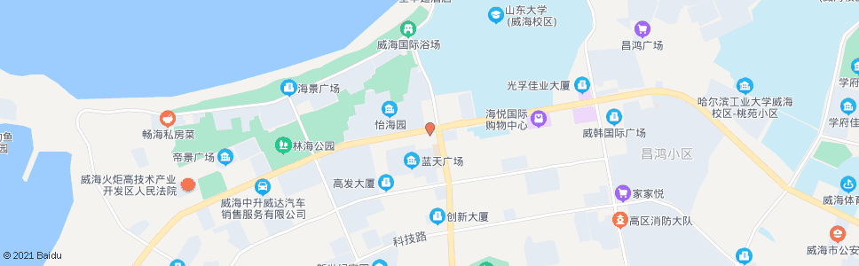 威海金海湾医院_公交站地图_威海公交_妙搜公交查询2024