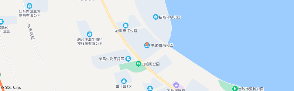 烟台中建悦海和园_公交站地图_烟台公交_妙搜公交查询2024