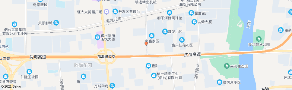 烟台烟台港物流园装饰城_公交站地图_烟台公交_妙搜公交查询2024