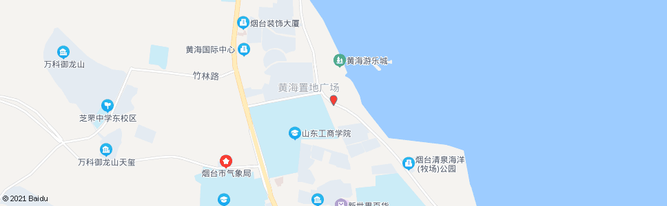 烟台黄海游乐城(工商学院)_公交站地图_烟台公交_妙搜公交查询2024