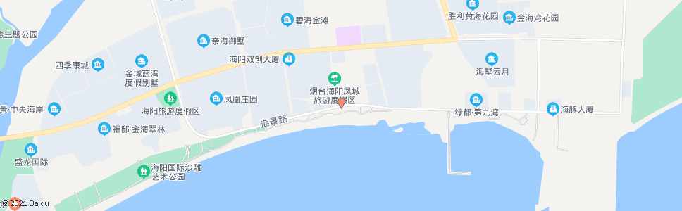 烟台黄金海岸大酒店_公交站地图_烟台公交_妙搜公交查询2024