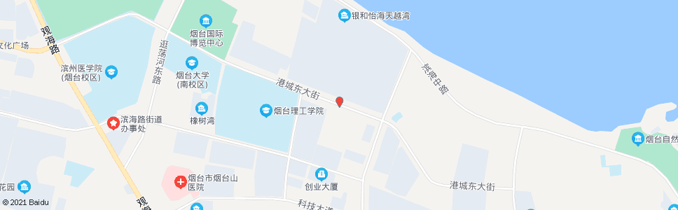 烟台天越湾小区南门北大公学幼儿园_公交站地图_烟台公交_妙搜公交查询2024