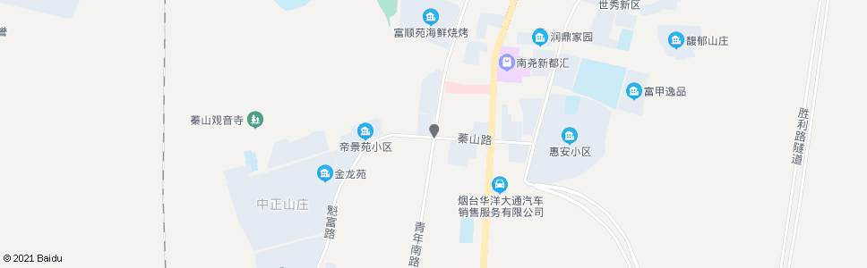 烟台烟台市救助管理站_公交站地图_烟台公交_妙搜公交查询2024