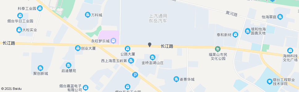 烟台上汽通用东岳汽车有限公司(福莱驾校)_公交站地图_烟台公交_妙搜公交查询2024