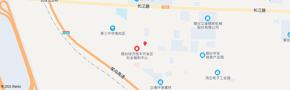 烟台开发区社会福利中心_公交站地图_烟台公交_妙搜公交查询2024