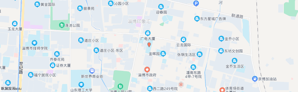 淄博市十八中学_公交站地图_淄博公交_妙搜公交查询2024