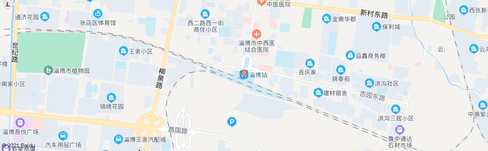 淄博建设局_公交站地图_淄博公交_妙搜公交查询2024