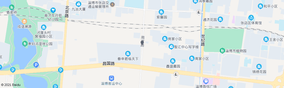 淄博南京路王舍路路口_公交站地图_淄博公交_妙搜公交查询2024