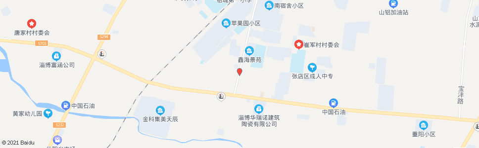 淄博南店村_公交站地图_淄博公交_妙搜公交查询2024