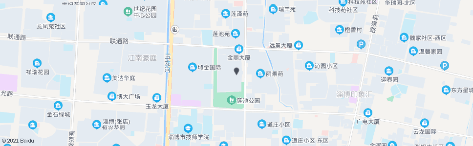 淄博市政府三宿舍_公交站地图_淄博公交_妙搜公交查询2024