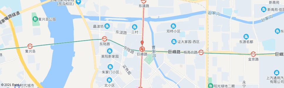 上海张杨北路巨峰路_公交站地图_上海公交_妙搜公交查询2024