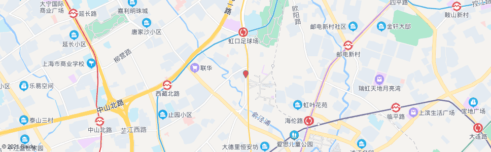 上海宝山路同心路_公交站地图_上海公交_妙搜公交查询2024