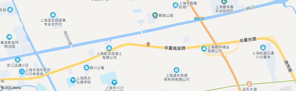 上海小营房(华夏东路川南奉公路)_公交站地图_上海公交_妙搜公交查询2024