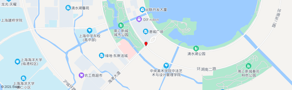 上海环湖西二路海港大道_公交站地图_上海公交_妙搜公交查询2024