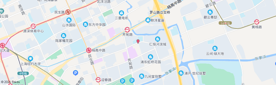 上海丁香路紫槐路_公交站地图_上海公交_妙搜公交查询2024