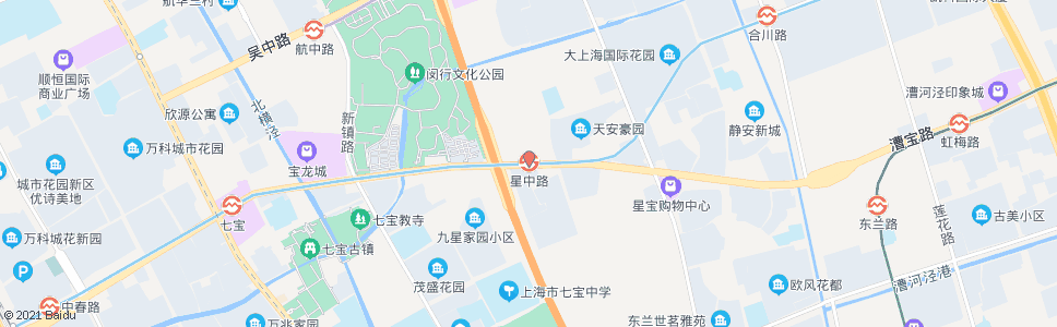 上海漕宝路星中路(轨道交通9号线星中路站)_公交站地图_上海公交_妙搜公交查询2024