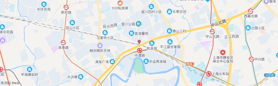 上海交通路宜川路(下客站)_公交站地图_上海公交_妙搜公交查询2024